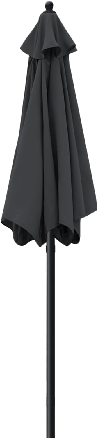 Sunnyglade 7.5' Patio Umbrella Outdoor Table Umbrella Tilt Crank Black | Market - Image 6