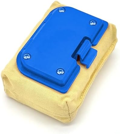 Blue Grill Brush Bristle Free, Replaceable BBQ Cleaning Head Accessories Cleaner by BestTechSafe