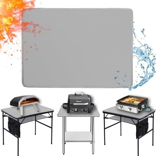 Heat Resistant Mats for Countertop fits Tabletop Grill by Amerbro