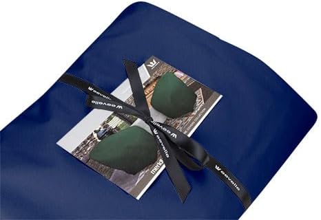 Eevelle Meridian Patio Oval Table Set Cover with Marine Grade Fabric - Outdoor Table Cover - Furniture Set Covers for Dining Table - Easy to Install - (25.5" H x 100" L x 82" W, Navy)