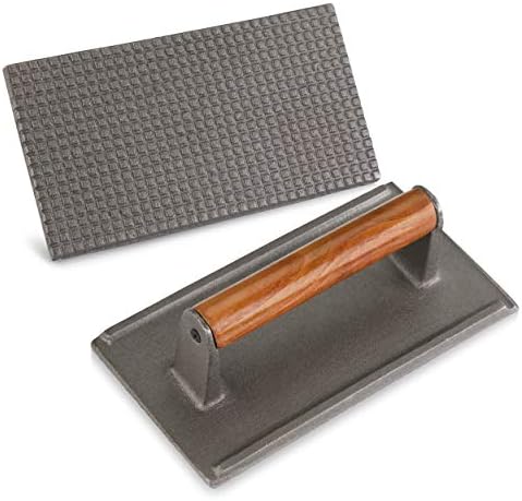 New Star Foodservice 36435 Commercial Grade Iron Steak Weight/Bacon Press by NewStarFoodservice