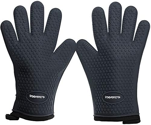 KITCHEN PERFECTION S Silicone Smoker BBQ Gloves by Kitchenperfection