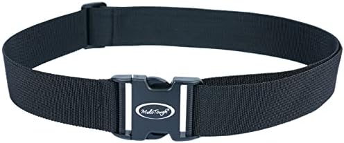 MELOTOUGH Tool Web Work Belt Buckle 2" inch Wide belt Black Simple Style by MELOTOUGHWORKGEAR