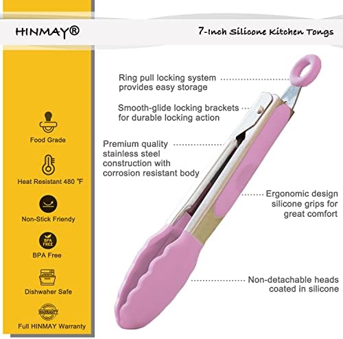 HINMAY Small Serving Tongs - Image 2