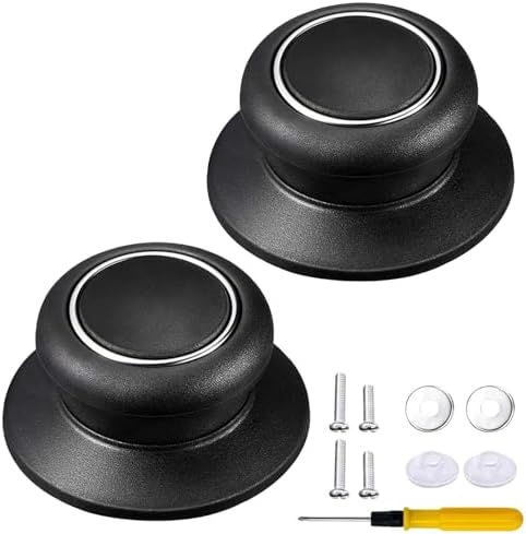 2Pcs Universal Heat Resistant Bakelite Pot Lid Knobs by Unknown