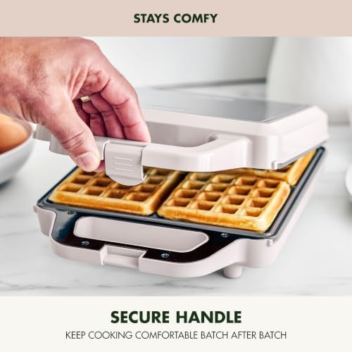 GreenPan Advanced Waffle Maker, 4-Square Belgian & Classic Waffle Maker - Image 5