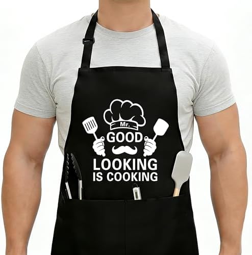 Funny Aprons For Men, Father's Fathers Day Kitchen Gifts For Dad Father Daddy by Unknown