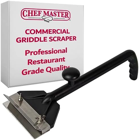 Chef Master Griddle Scraper & Flat Top Grill Cleaner by ChefMasterProfessional