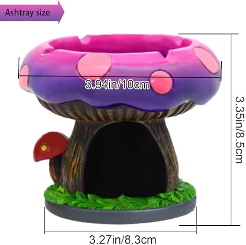 Fantastical Mushroom House Ashtrays - Image 3