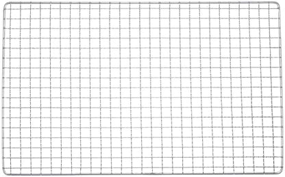 HARFINGTON Square BBQ Grill Net 15.4"x9.4" Stainless Steel Cross Wire Barbecue by HARFINGTON