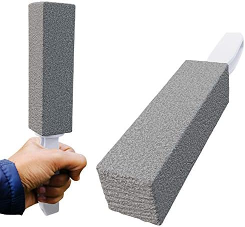 Non-Toxic, Chemical-Free Grey Pumice Scrubber 2 Pk by FoodRestaurantSupplies