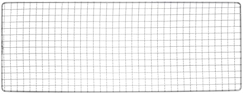 HARFINGTON Square BBQ Grill Net 19x50cm Stainless Steel Cross Wire Barbecue by HARFINGTON