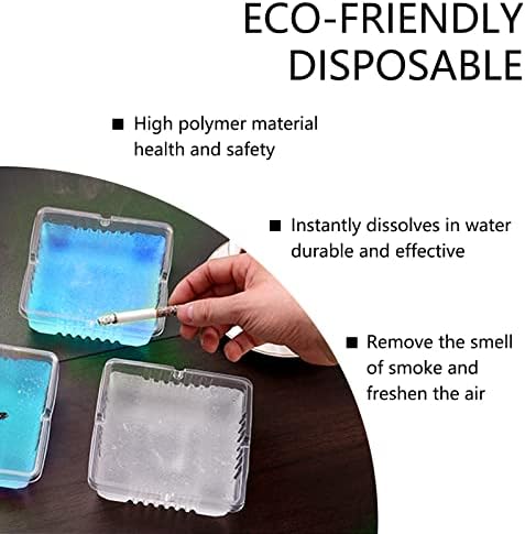 Disposable Ashtrays with Ash Absorbing Balm, Small Portative Ash holder - Image 4
