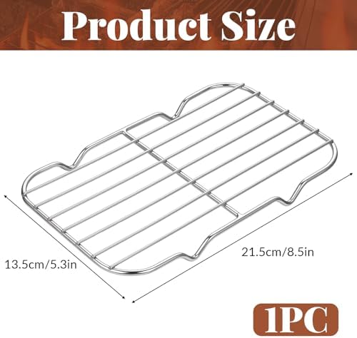 Small Roasting Rack Insert, 5.3×8.5in Stainless Steel Wire Rack - Image 2