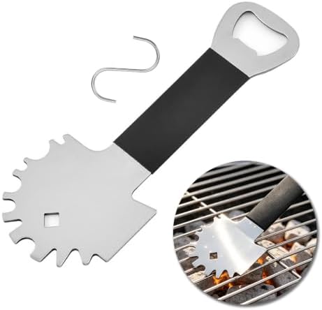 Stainless Steel BBQ Grill Scraper Cleaning Tool by CHENSHUO