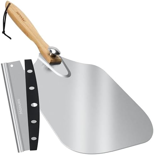 Mooues Pizza Peel Aluminum 17 inch Pizza Spatula by Mooues