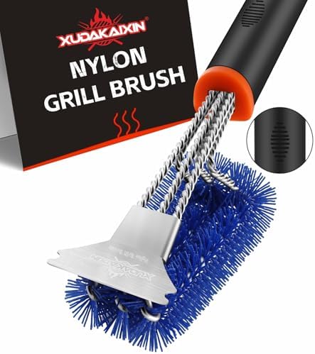 XUDAKAIXIN Nylon Grill Brush, No Dangerous Metal Wire by XUDAKAIXIN