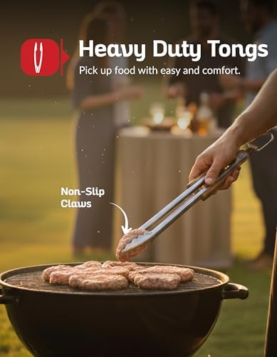 Professional Acacia Wood BBQ Tool Set - Image 3
