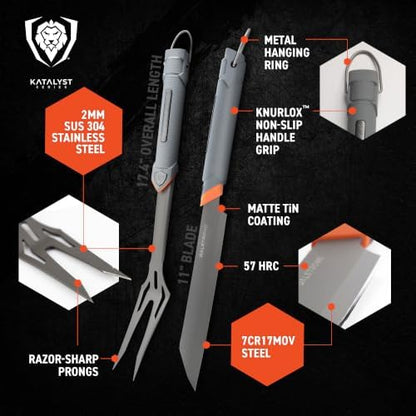 Dalstrong BBQ Knife & Fork Set - Image 6