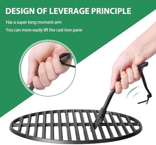 Vankey Cast Iron Cooking Grid Lifter - Image 5