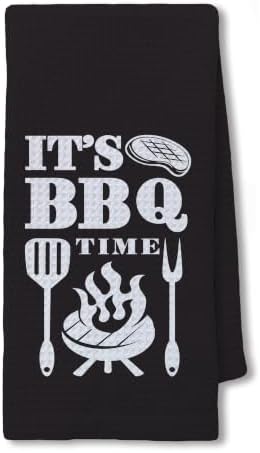 Funny Grilling BBQ Hand Towels for Kitchen by Unknown