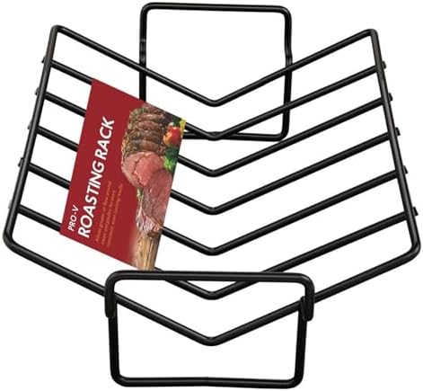 HIC Kitchen Roasting Pro V-Shaped Baking Rack, Nonstick-Coated Steel, by HIC
