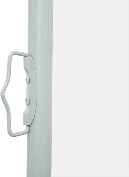 YAFF Patio Retractable Outdoor Folding Privacy Divider, Water & UV Resistant Sun Shade Privacy Wind Screen for Garden, Backyard, Balcony, Terrace 66.9"x118.1" Cream (15.62lbs)