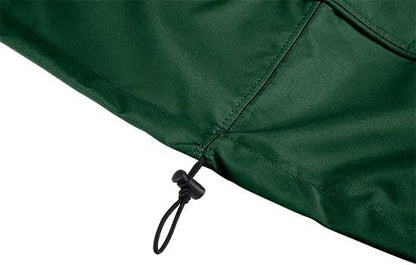 Eevelle Meridian Patio Oval Table Set Cover with Marine Grade Fabric - Outdoor Table Cover - Furniture Set Covers for Dining Table - Easy to Install - (25"H x 82"L x 52"W, Hunter Green)