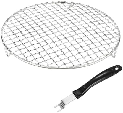 M METERXITY 1-Set Cooling Rack 9.6" Round 201 Stainless Steel by MMETERXITY