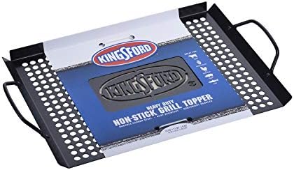 Kingsford Non-Stick Grill Topper Pan, Heavy Duty Carbon Steel BBQ Grilling Tray - Image 3