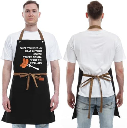 Funny BBQ Apron for Men, Brother - Image 4