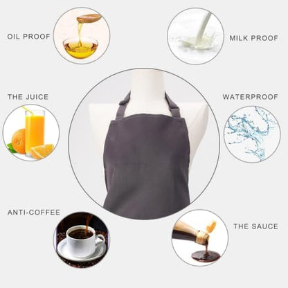 Kitchen Bib Chef Apron for Women Men - Image 3