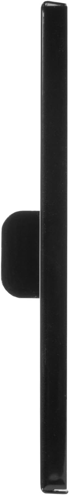 Vent Systems 8" x 4" Inch (Outer Dimensions) Metal Air Vent Grille - Black Adjustable Register Vent Cover - Open/Close Air Supply Intake Wall Vent - Heating/Cooling Ceiling Grille for House, Garage