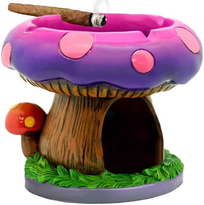 Fantastical Mushroom House Ashtrays by YukaBa