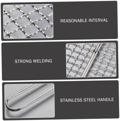 Fish Grill Basket for Outdoor Grill Stainless Steel BBQ Basket - Image 3