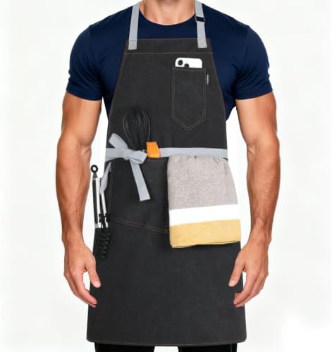Chef Apron w/Pockets, Adjustable Strap by Unknown