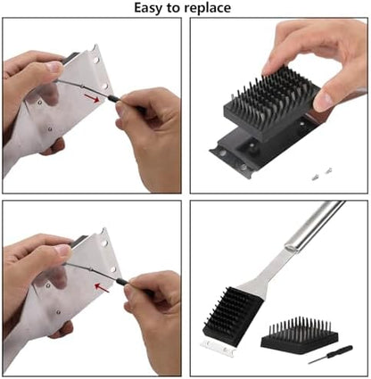 16.5” Grill Brush and Scraper - Image 5