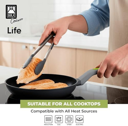 BRA COOKWARE Life Ceramic Nonstick Frying Pan | 10.2-Inch Aluminum Skillet - Image 6