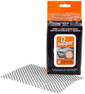 Proud Grill Q-Swiper Easy-Clean Moist, Tough BBQ Grill Cleaning Wipes by ProudGrillCompany