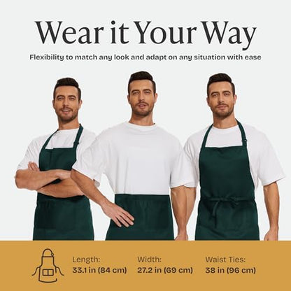 Will Well Kitchen 2 Pack Bib Apron - Image 6