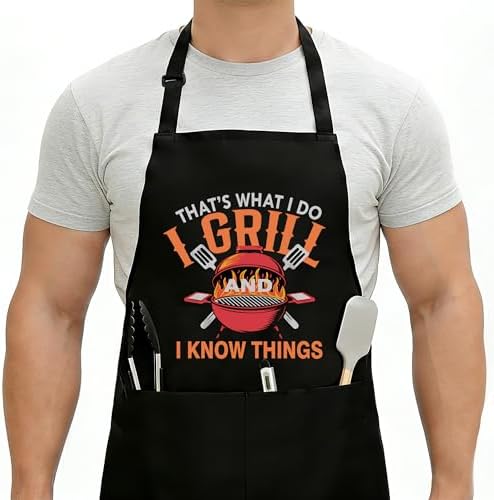 Funny Aprons For Men, Father's Fathers Day Kitchen Gifts For Dad Father Daddy by Unknown