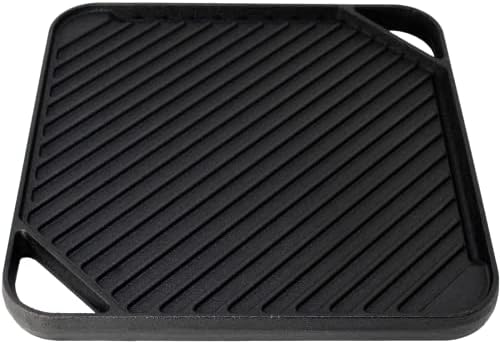 10.5 inch Single-Burner Reversible Cast Iron Grill/Griddle - Image 5