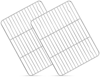 Homikit 2 Pcs Cooling Rack, 9.7 x 7.5 Inch Stainless Steel Wire Rack by Homikit