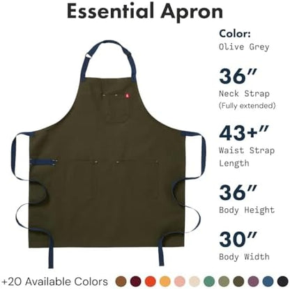 hedley & bennett Essential Chef Apron - Image 2