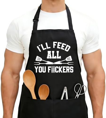 Aprons For Men, Funny Grilling Aprons by Unknown