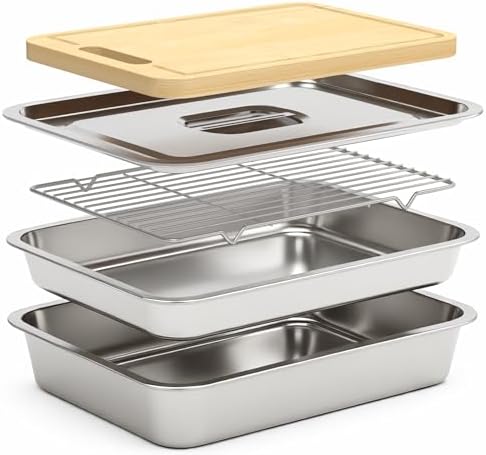5-in-1 Grilling Prep & Serve Trays by Sirozi