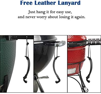 Grill Grate Lifter Cast Iron Cooking Grid Lifter Kamado Grill Accessories - Image 5