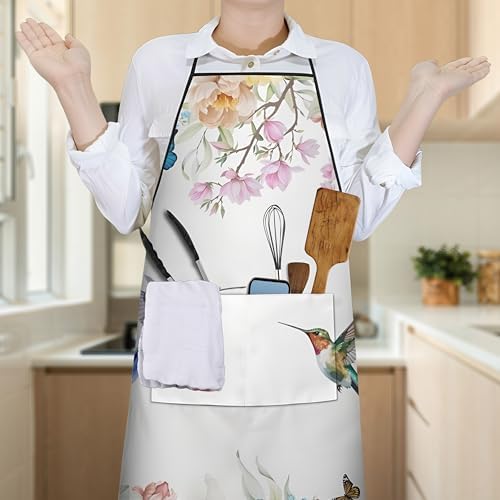 Hummingbird Kitchen Cooking Apron - Image 4