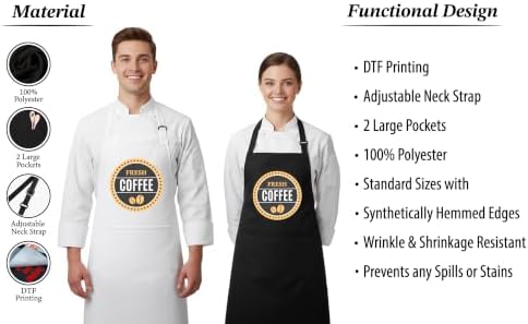 Custom Logo Apron, Personalized Name, Photo Aprons - Image 5