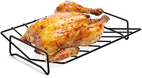 Rib Racks for Grilling and Smoking, Turkey Roasting Rack, Can Be Used On Both by TreeLen